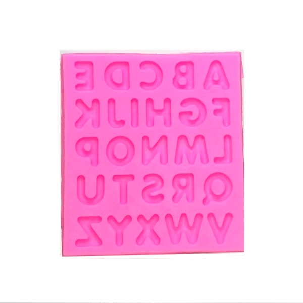 Молд силиконовый Алфавит Латинский | 3D Молд силиконовый Алфавит Латинский | 3D