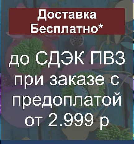 Бесплатная доставка 2999р
