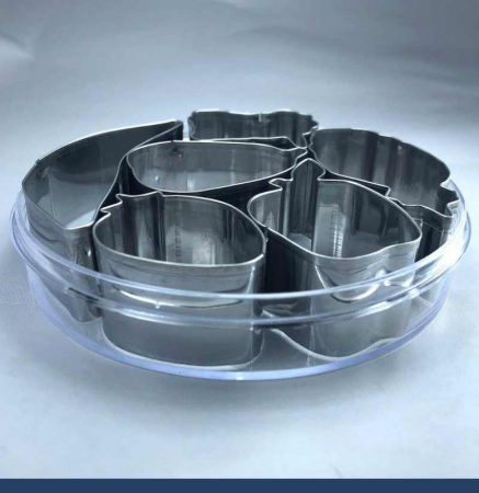 Вырубки Набор 6 шт Фрукты мини 20-50 мм, h 20 мм, нержавеющая сталь, Tulip Вырубки Набор 6 шт Фрукты мини 20-50 мм, h 20 мм, нержавеющая сталь, Tulip