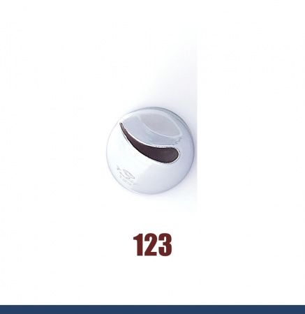 Кондитерская насадка 123 Tulip прорезь 17 мм, лепесток розы изогнутый