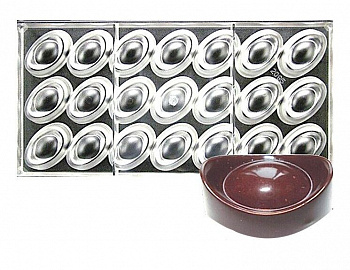 Поликарбонатная форма для шоколада 275*135*24 мм | Овал мод.2095 Поликарбонатная форма для шоколада 275*135*24 мм | Овал мод.2095