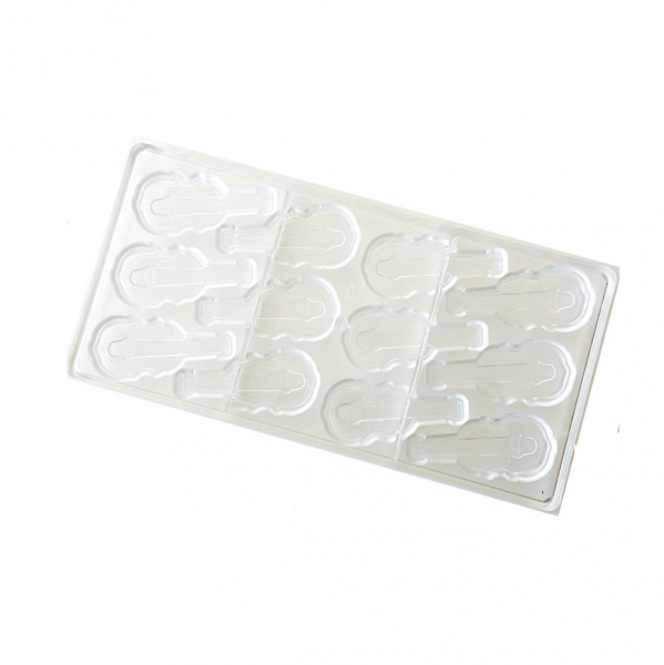 Поликарбонатная форма для шоколада 275*135*24 мм | Скрипка мод.2021 Поликарбонатная форма для шоколада 275*135*24 мм | Скрипка мод.2021