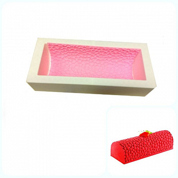 Силиконовая форма +текстурный мат (набор) для муссовых тортов | Сердца