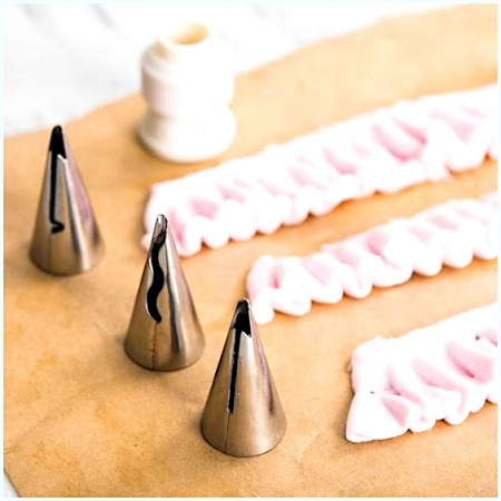 Кондитерски насадки рюшевые №030 - 090 Ateco | Ruffle