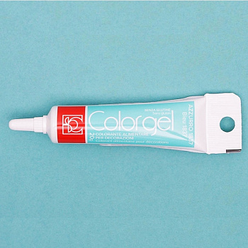 Краситель пищевой гелевый Colorgel: Azzurro 1837 (Голубой) | 20-100 гр