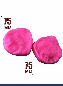 Молд силиконовый (вайнер) лепесток Пиона большой (3), комплект 2 шт (75•75 мм) 1810 Молд силиконовый (вайнер) лепесток Пиона большой (3), комплект 2 шт (75•75 мм) 1810