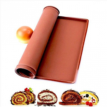 Коврик для выпечки и сборки рулетов (размер 30*40 см) Коврик для выпечки и сборки рулетов (размер 30*40 см)