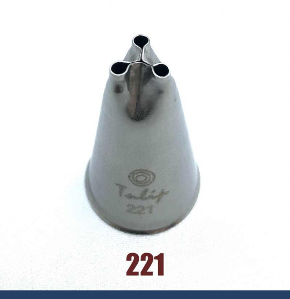 Кондитерская насадка 221 Tulip™ Травка (3 дырочки)