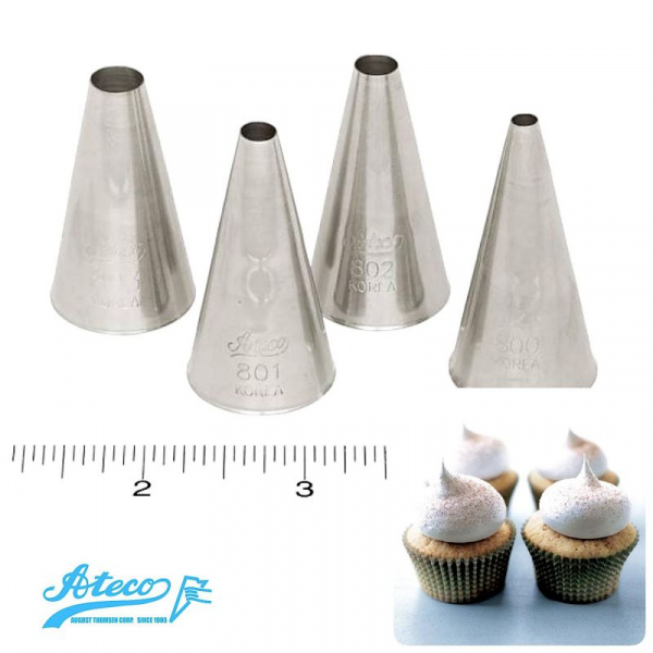 Кондитерская насадка трубочка №800-809 Ateco Кондитерская насадка трубочка №800-809 Ateco