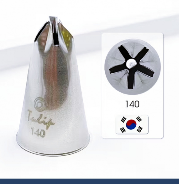 Кондитерская насадка 140 Tulip звезда закрытый центр Кондитерская насадка 140 Tulip звезда закрытый центр