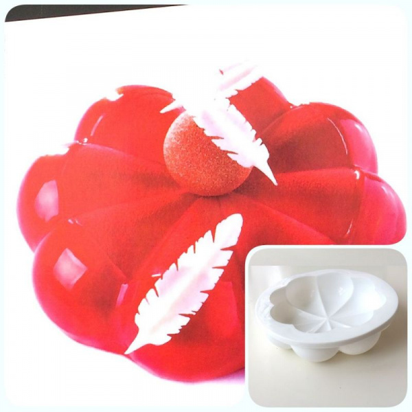 Силиконовая форма 3D для муссового торта | Бомби ∅180 мм Силиконовая форма 3D для муссового торта | Бомби ∅180 мм