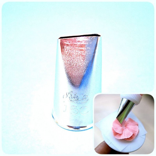 Кондитерская насадка прямой лепесток №150 Ateco | Гвоздика Кондитерская насадка прямой лепесток №150 Ateco | Гвоздика