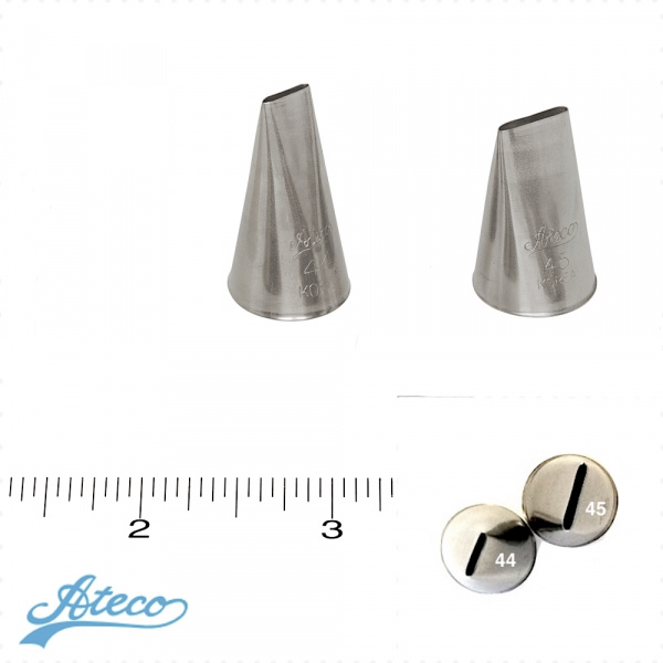 Кондитерская насадка лента прямая №44, 45 Ateco (Smooth Basketweave)