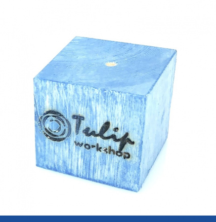 Подставка-кубик для кондитерских гвоздиков (1) Синий Подставка-кубик для кондитерских гвоздиков (1) Синий