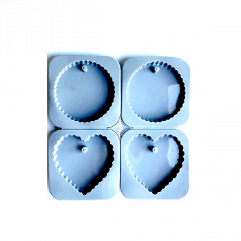 Силиконовая мини форма универсальная 165*165*10 мм (мод. cr+hr 4-1-2) Силиконовая мини форма универсальная 165*165*10 мм (мод. cr+hr 4-1-2)