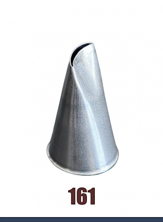 Кондитерская насадка 161 Tulip, Корея, прорезь 9 мм лепесток изогнутый левый