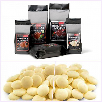 Шоколад белый капли (drops) | 0.4 - 1 кг Шоколад белый капли (drops) | 0.4 - 1 кг