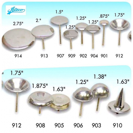 Кондитерские гвоздики Ateco 901, 902, 904 | размер Ø 22, 30, 35 мм