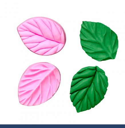 Молд силиконовый (вайнер) Лист Большой риф., комплект 2 шт (70•50 мм) Молд силиконовый (вайнер) Лист Большой риф., комплект 2 шт (70•50 мм)