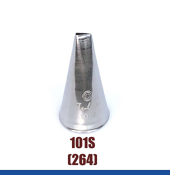 Кондитерская насадка 101S (264) Tulip прорезь 5 мм, лепесток прямой малый Кондитерская насадка 101S (264) Tulip прорезь 5 мм, лепесток прямой малый