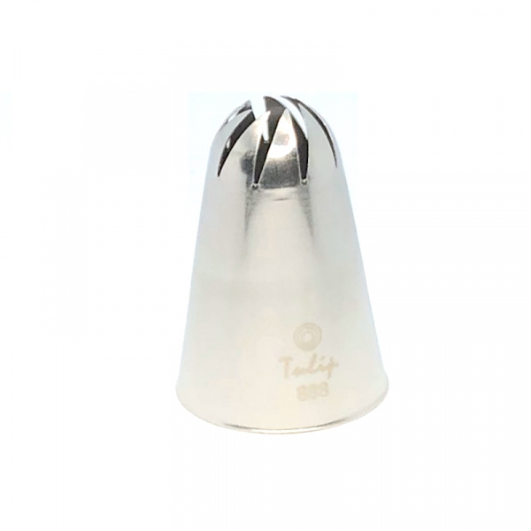 Кондитерскиая насадка закрытая звезда косые лучи №888 Tulip™ | 9 лучей большой размер