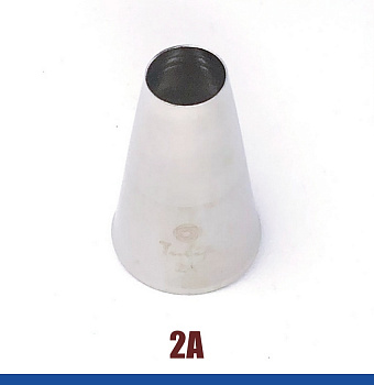 Кондитерская насадка 2А Tulip, Корея, трубочка Ø 12 мм