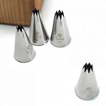 Кондитерская насадка открытая звезда №20 Tulip™ малый размер (diam. 5.5 mm; 8 лучей) Кондитерская насадка открытая звезда №20 Tulip™ малый размер (diam. 5.5 mm; 8 лучей)