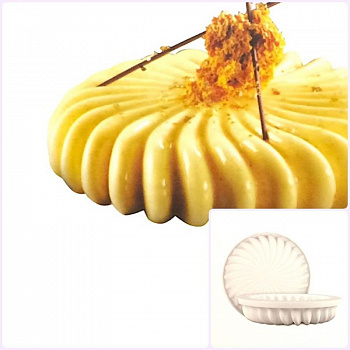 Силиконовая форма 3D для муссового торта | Флип ∅180 мм Силиконовая форма 3D для муссового торта | Флип ∅180 мм