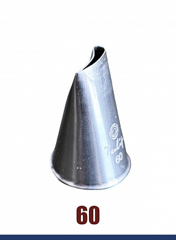 Кондитерская насадка 60 Tulip, Корея, прорезь 9 мм лепесток изогнутый правый Кондитерская насадка 60 Tulip, Корея, прорезь 9 мм лепесток изогнутый правый