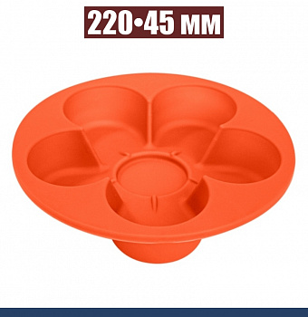 Силиконовая форма для выпечки Цветок 220•45 мм Силиконовая форма для выпечки Цветок 220•45 мм