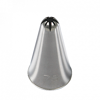 Кондитерская насадка закрытая звезда №78 Tulip™ разные лучи (diam.5 mm; 4-8 лучей) Кондитерская насадка закрытая звезда №78 Tulip™ разные лучи (diam.5 mm; 4-8 лучей)