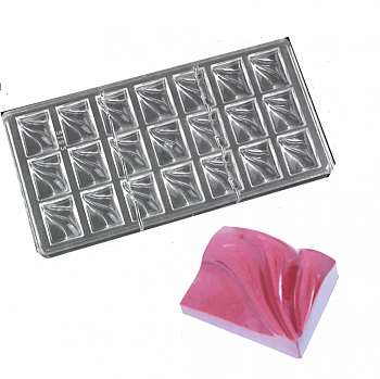 Поликарбонатная форма для шоколада 275*135*24 мм | Плитка мод.2152 Поликарбонатная форма для шоколада 275*135*24 мм | Плитка мод.2152